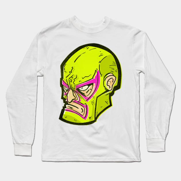 Luchador Long Sleeve T-Shirt by alllk